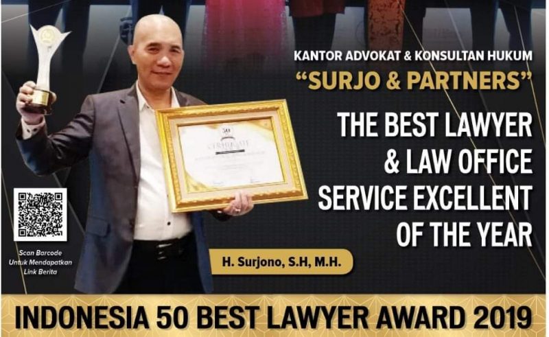 Catatan Hukum Law Firm Surjo & Partners: Perjanjian Ekstradisi Persempit Ruang Gerak Pelaku Tindak Pidana
