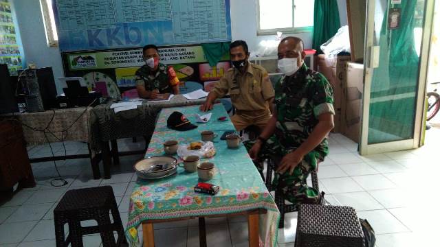 Danramil Wonotunggal Kodim 0736 Batang Sambangi Desa Sodong